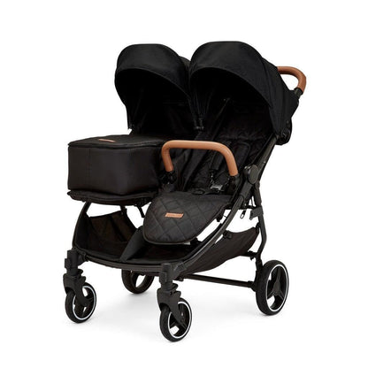 Ickle Bubba Venus Prime Twin Stroller – Black/Tan