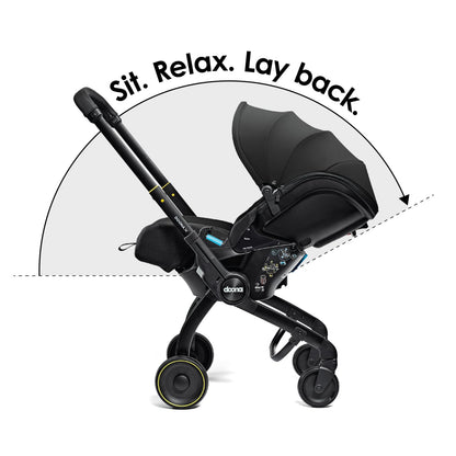 Doona X Baby Car Seat & Travel Stroller | Nitro Black