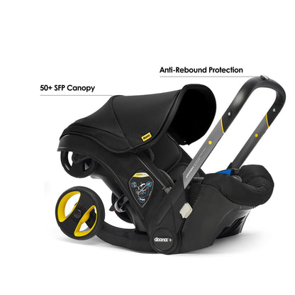 Doona+ Baby Car Seat & Travel Stroller | Nitro Black