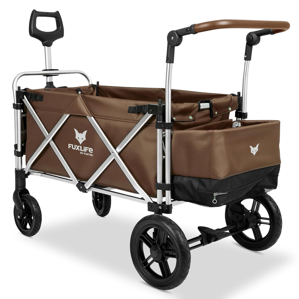 FUXTEC FX-CTL900 Folding Wagon for Kids – Brown