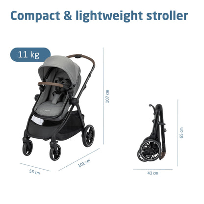 Maxi-Cosi Zelia Select Trio 3-in-1 Travel System – Grey