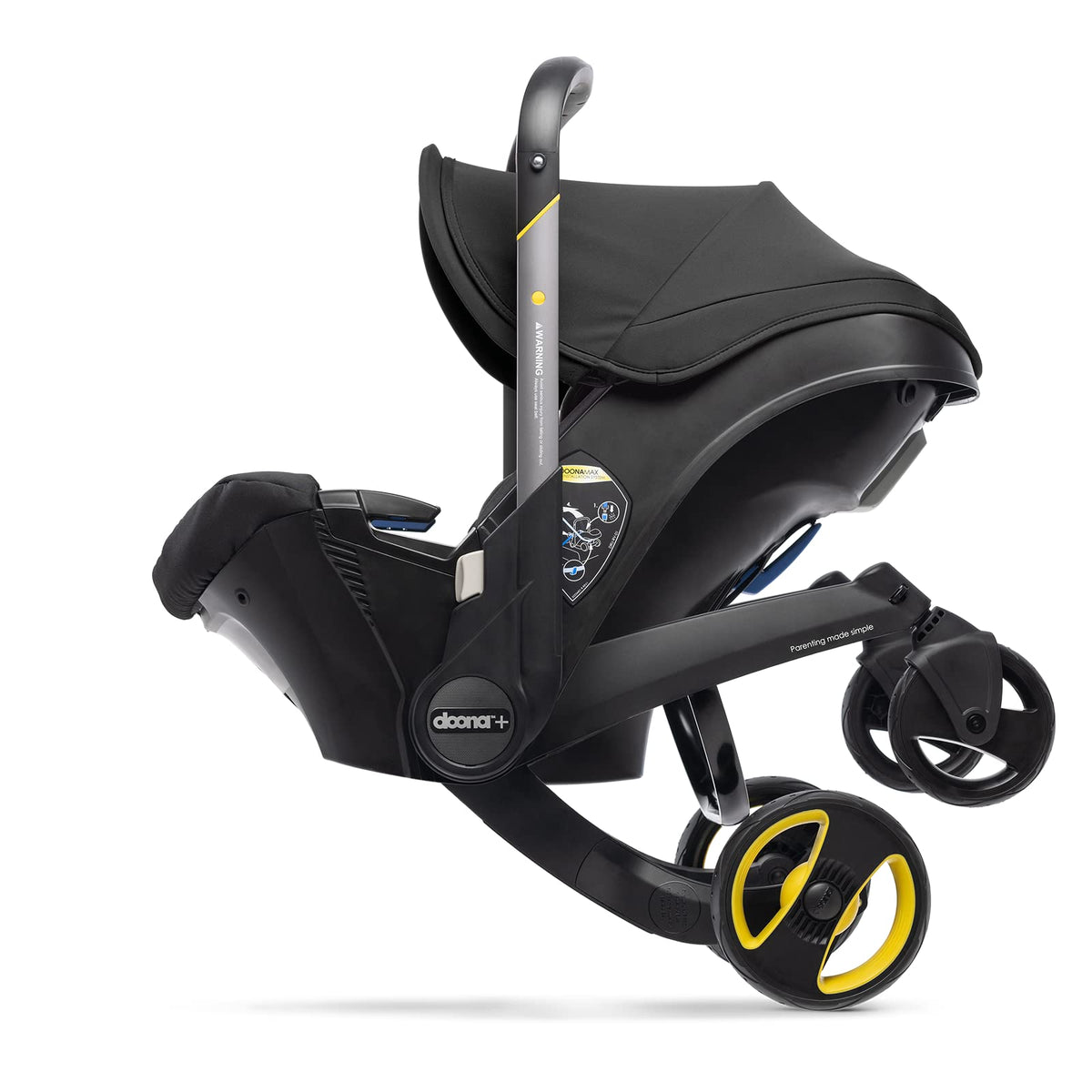 Doona+ Baby Car Seat & Travel Stroller | Nitro Black