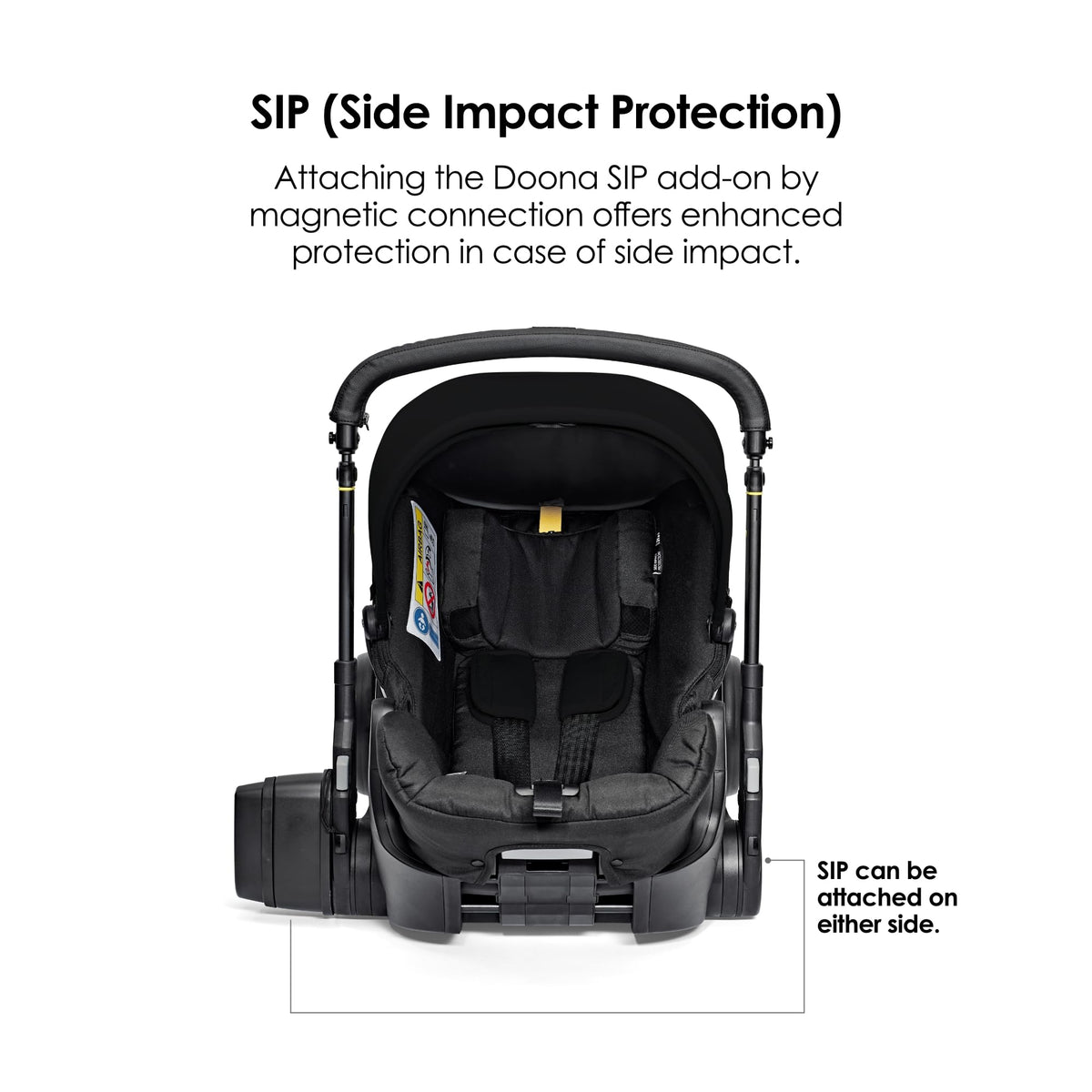 Doona X Baby Car Seat & Travel Stroller | Nitro Black