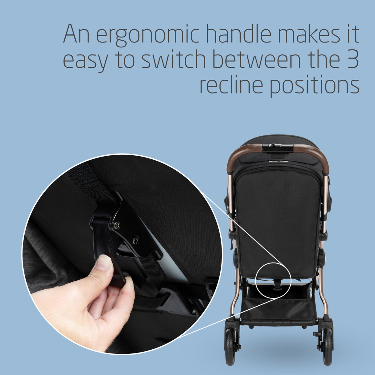 Maxi-Cosi Eva3 Lightweight Stroller 0–4 Years – Black