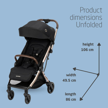 Maxi-Cosi Eva3 Lightweight Stroller 0–4 Years – Black