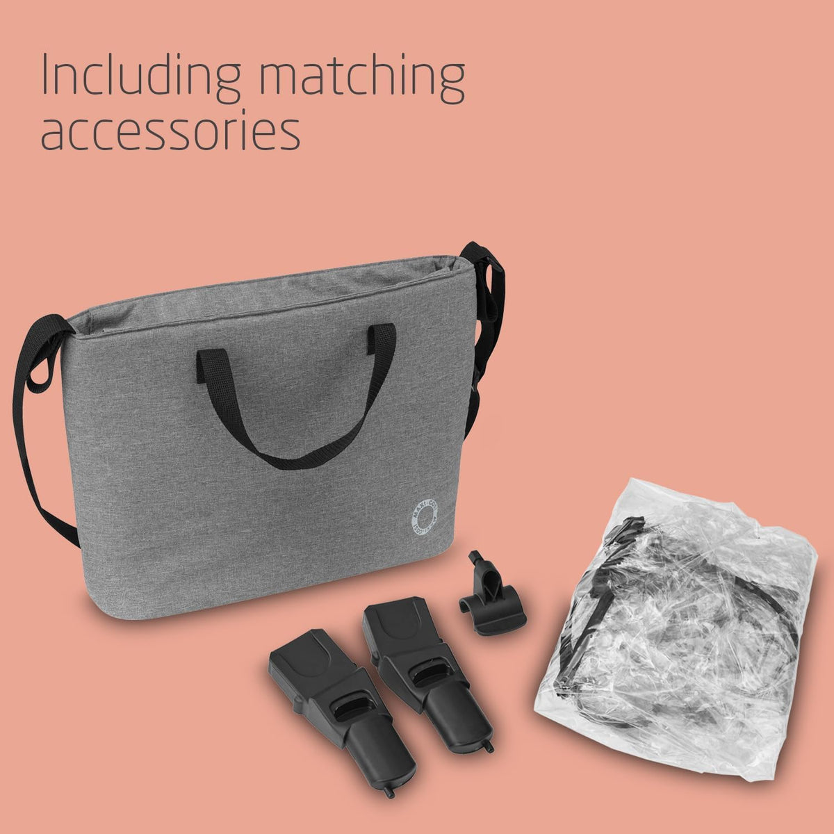 Maxi-Cosi Zelia S Trio 3-in-1 Travel System with Car Seat Grey