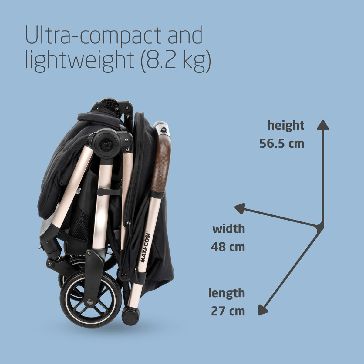 Maxi-Cosi Eva3 Lightweight Stroller 0–4 Years – Black