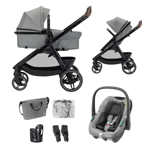 Maxi-Cosi Zelia Select Trio 3-in-1 Travel System – Grey