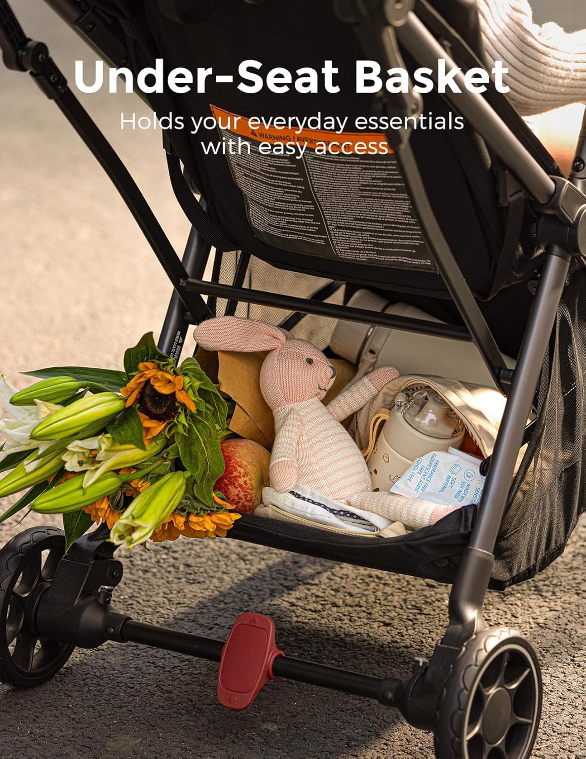 Momcozy ClickGo Lightweight Compact Travel Stroller for Airplane