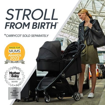 Baby Jogger City Tour 2 Travel Stroller | Pitch Black