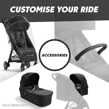 Baby Jogger City Tour 2 Travel Stroller | Pitch Black