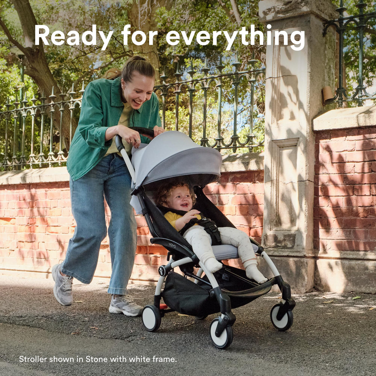 Stokke YOYO3 Stroller from 6 Months – Black Frame & Taupe