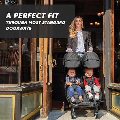 Baby Jogger City Tour 2 Double Pushchair | Pitch Black